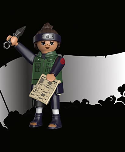 Playmobil 71113 Iruka - Naruto - Héros Issu de la série d'anime - pour reconstituer des scènes légendaires ou Inventer de Nouvelles Histoires - Dès 5 Ans