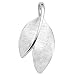 Produktbild Vinani Anhänger 2 Blätter elegant gebürstet Sterling Silber 925 Doppelblatt 2ADB-EZ
