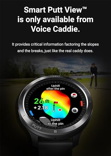 VOICE CADDIE T11 Golf GPS Watch - Black