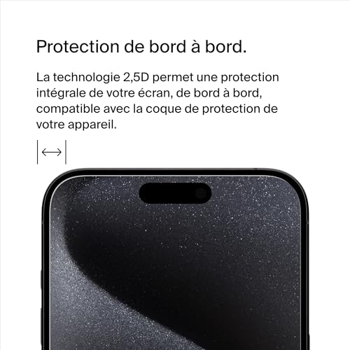 Belkin ScreenForce UltraGlass 2 Tempered iPhone 15 Pro Max - vue 8