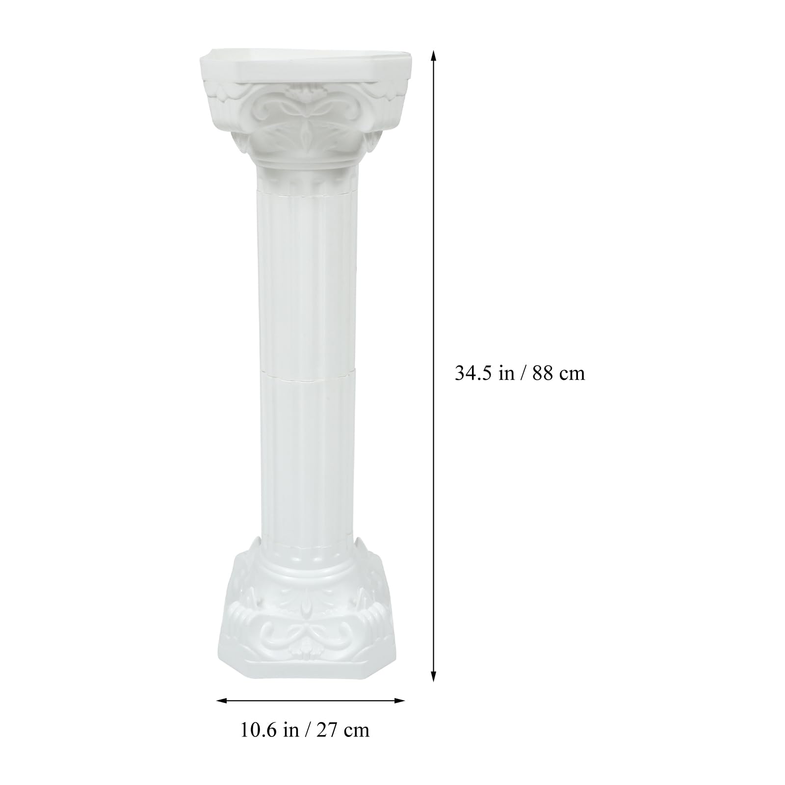 Colonna greca in resina per esterni, colonna greca, ornamento artistico per paesaggio, guida stradale, scena, layout