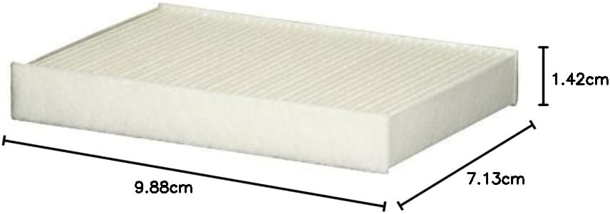 ECOGARD XC10434 Cabin Air Filter Fits 2015-2025 Nissan X-Trail,2016-2024 Renault Koleos,2022-2024 Logan,2014-2020 Nissan Rogue,2017-2022 Rogue Sport,2017-2023 Qashqai,(Pack of 6)