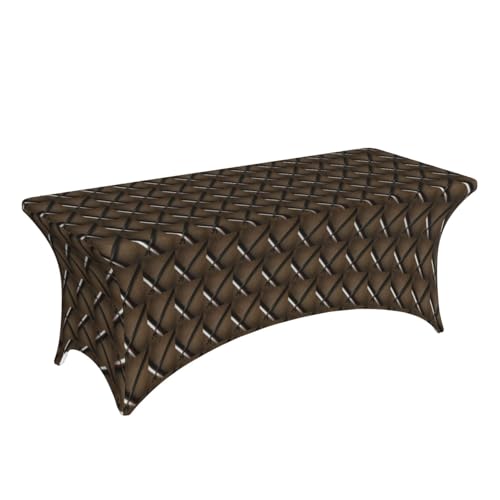 Nappe rectangulaire élastique imprimé samouraï pour table de banquet - 4