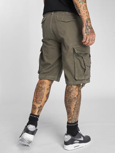 Brandit Vintage Shorts, Farbe: Olive, GrößE: 4XL - 6