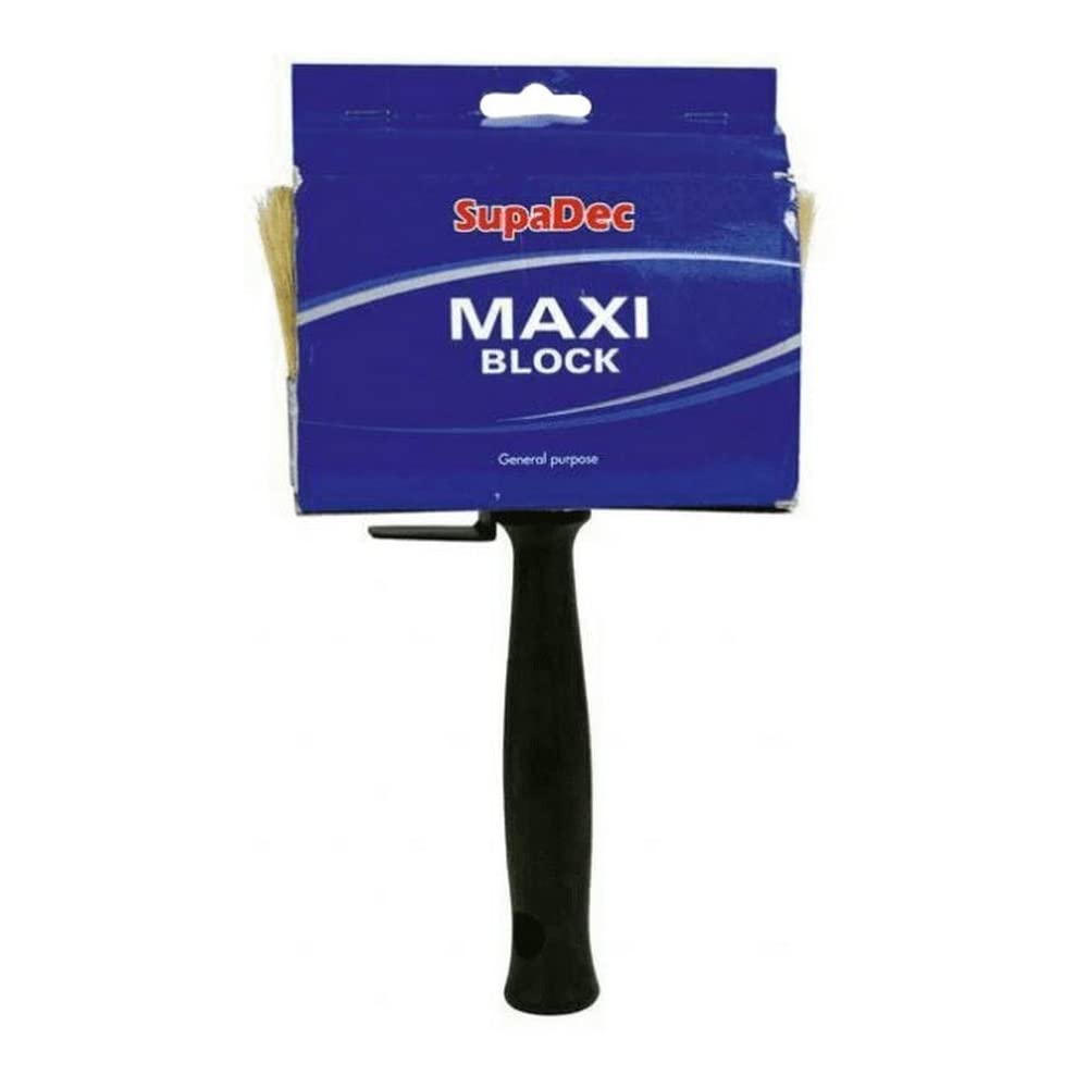 Supadec Black Maxi Block Brush 40Mm X 140Mm