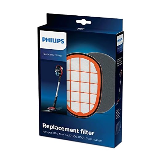 Philips Utbytessats FC5005/01 - 1x Inläggsfilter med ram - 1x - Tvättbart motorfilter - Tvättbart skumfilter för hög prestanda under lång tid - Kompatibel med Philips SpeedPro Max, serie 7000 och 8000
