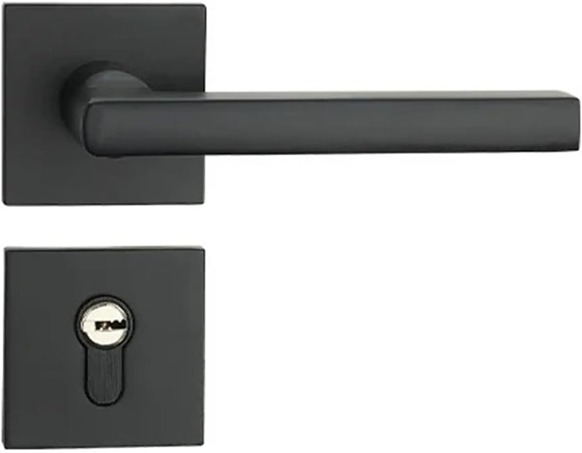 Stainless Steel Household Split Door Lock Silent Indoor Door Lock Household Bedroom Door Lock Hardware Home(Style-C)