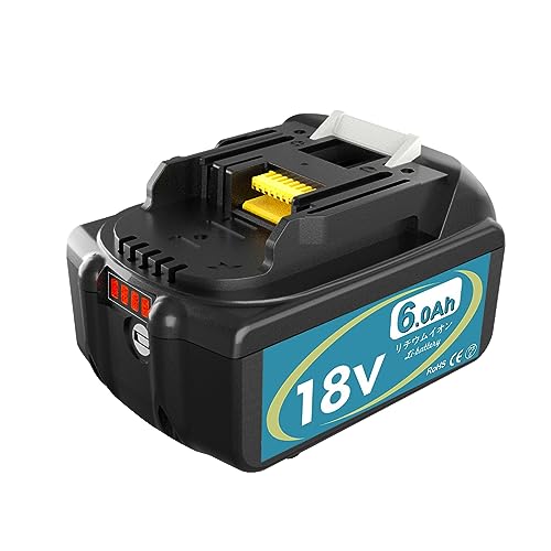 マキタ18v バッテリー bl1860b 互換バッテリー6.0Ah 1-2.jpg