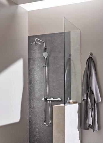 GROHE Euphoria Cosmopolitan 180 - Kopfbrause (wassersparend, Antikalk-System, langlebige Oberfläche), chrom, 27492000