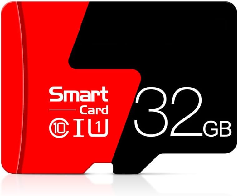 High Speed Micro SD Card with Adapter,32GB TF Card for Security Cameras, Smartphones,Tablets,Drones - U3,Class 10,A1,Full HD Video(Black)