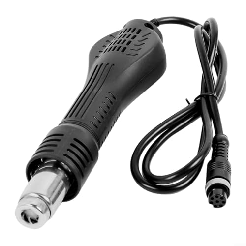 Fauhapyway Poignée à air chaud pour station de soudure 858A 858D, 12 V/24 V, résistante aux hautes températures, antidérapante, outil de réparation (24 V)