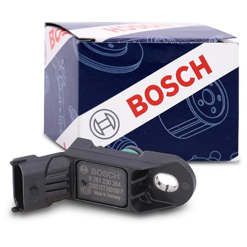 BOSCH 0261230284 Original Equipment Boost Pressure/Manifold Absolute Pressure (MAP) Sensor - Compatible with Select Fiat 500