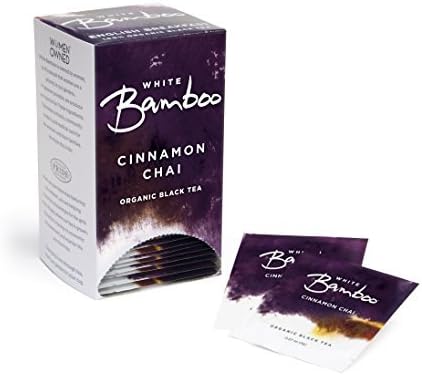 White Lion White Bamboo Chai Black Tea, Cinnamon, 0.27 Pound