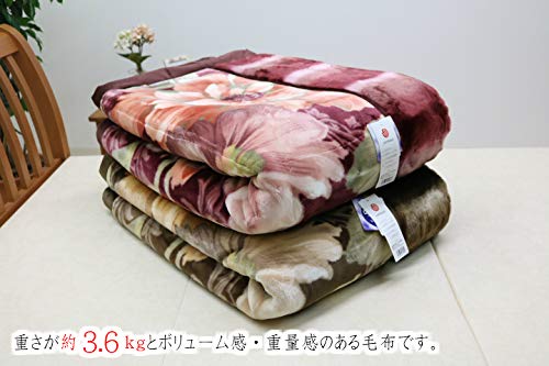 Amazon｜シングル 西川 日本製 ボリューム アクリル 2枚合わせ