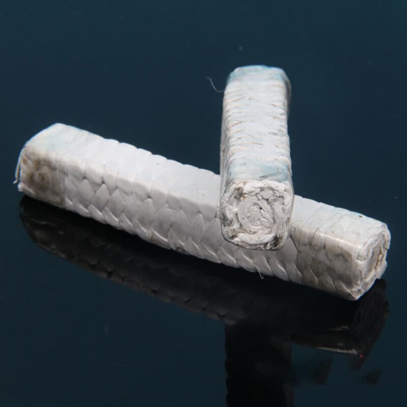 PTFE Sealing Strip PTFE Gland Packing Rope Oil-Free Corrosion-Resistant 4mm~30mm (20mm*20mm,Length1M)