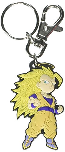 Dragonball Z: SD Goku Super Saiyan 3 PVC Keychain