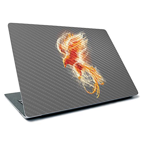 Image of MightySkins Carbon Fiber Skin for Microsoft Surface Laptop 3 13.5 inch (2019) - Phoenix,Textured Carbon Fiber Finish,Easy to Apply, Remove, and Change Styles,