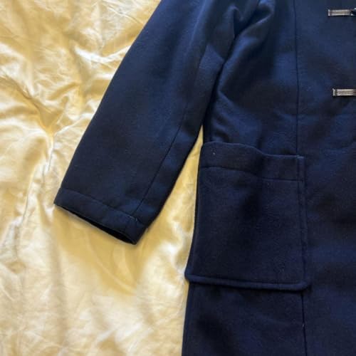 新品　ポンポネットジュニア　160　ダッフルコート　ネイビー　お受験　刺繍 160 ポンポネットジュニア ダッフルコート ネイビー 紺 キッズ