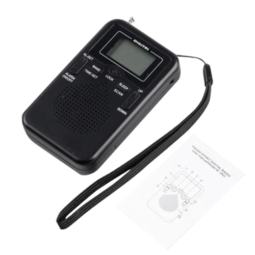 Radio Am/FM Portátil De Bolsillo - Radio Am/FM con Transistores Y Altavoz, Uso Versátil Radio De Pilas para Recepción De Largo Alcance, Radio Compacta Pequeña para Interiores Y Exteriores
