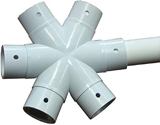 Geodesic 6-way 1" or 1-1/2" Geodesic hub for PVC Domes