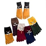 5本指ソックス レディース くるぶし ショート ソックス 5本指靴下 かわいい おしゃれ 通年 綿混 フリーサイズ くるぶし丈 吸汗速乾 スニーカーソックス 5足組,D