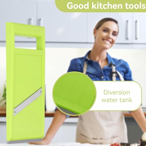 CVNRCLP Manual Vegetable Slicer - Handheld Kitchen Cutter for Potatoes, French Fries, and Vegetable Chips,Cabbage Shredder, - Image 7