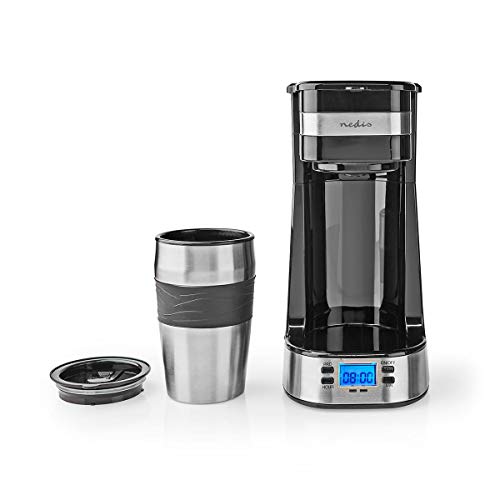 TronicXL 1 Tassen Kaffeemaschine mit Thermobecher 2-Schlitz Toaster 1000W mit Brötchen-Aufsatz Frühstück-Set Frühstücks… – Bild 3