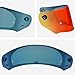 for Assault Rapid Stream Helmet Visor Replacement, For FF320/328/353/800 Helmets Outer Full Face Visor (Revo Clear Blue)