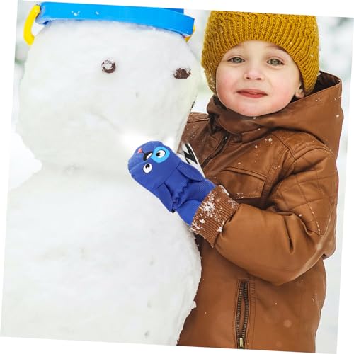 Happyyami 1 Par Luvas De Esqui Luvas De Esqui Crianças Luvas De Esqui Crianças Luvas De Neve Térmica