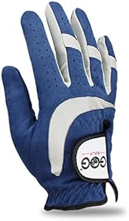 Golf Gloves Pack 1 Pcs Men's Golf Glove Left Hand Right Hand Fiber Breathable Non-Slip Golf Gloves Men Color Blue Golf Glove (Color : Right Hand, Size : 26XL)