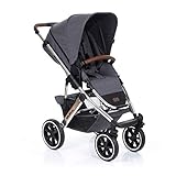 abc design adapter für joie  ABC Design Kombi-Kinderwagen Salsa 4 Air - Diamond Special Edition - inkl. Babywanne & Sportsitz - Asphalt