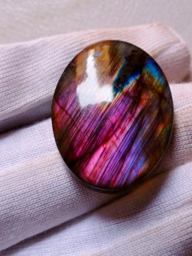 Labradorite violette pour fabrication de bijoux, pierre naturelle de bricolage - 2