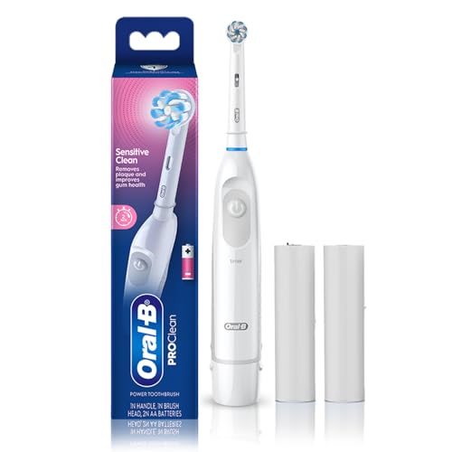 Oral B Pro Expert AA Battery Electric Toothbrush for Adults, 2 Mi...