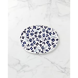 Kate Spade New York Floral Way Platter, 3.35, Blue Kate Spade New York Floral Way Platter 335 Blue