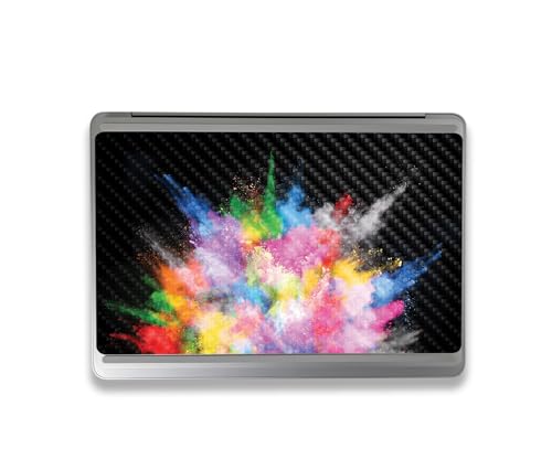 Image of MightySkins Carbon Fiber Skin Compatible with Microsoft Surface Laptop Studio 2 (2023) Full Wrap Kit - Paintsplosion | Protective, Durable Textured Carbon Fiber Finish | Made in The USA