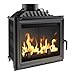 KRATKI ANTEK Camino a legna in ghisa 10kW Ø 150 - stufa a legna Classe energetica A - ECODESIGN, Efficienza termica 76% - Gamma di potenza 4,5-13kW - cestino della cenere & regolazione dell’aria