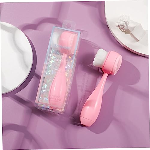 FRCOLOR 2Pcs Escova De Dupla Face Manual Para Uso Doméstico Escova De Limpeza Facial Para Limpar O R