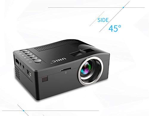 Mini Led Projector, Portable Full Hd 1080P 400Lm Entertainment Video Projector 16 :9 Home Theater Outdoor Projector Support Av/Usb/Hd Multimedia Interface /Memory Card/3.5Mm Output Port #TOP7