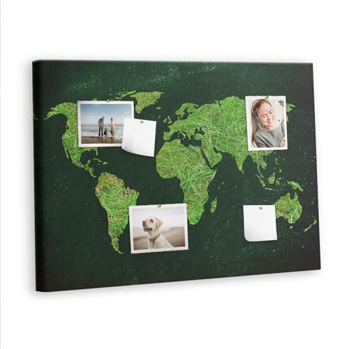 Tableau mural horizontal liège 100x70 cm en bois pour le bureau et la maison