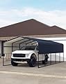 Hipicute Heavy Duty Carport, 13x26 FT Oversized Metal Carport, Steel Carports with Galvanized Steel Frame and Roof, Metal Carport Shelter for Boats, SUVs and Trucks