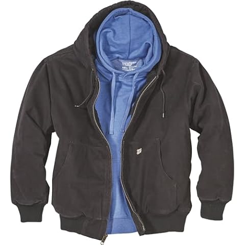 Gravel Gear Men's Hooded Tundra Jacket - Black, Large Cover