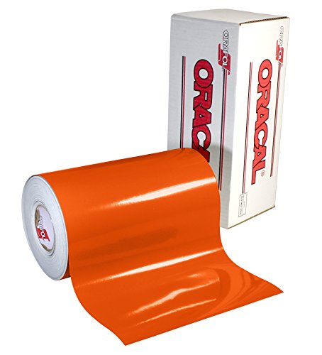 Oracal 651 Glossy Permanent Vinyl 12 Inch x 6 Feet - Orange