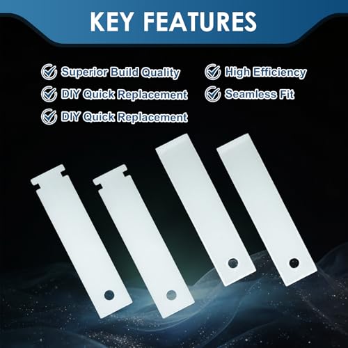 Image of 8Pcs WE1M504 WE1M1067 Dryer Drum Bearing Slide Glide Kit, Replacement Clothes Dryer Slide Set for GE Hotpoint Dryer, Replace WE1M333 AP3206716 AP7217724WE1M316 GLDS560ED2WW GHDN520ED1WS