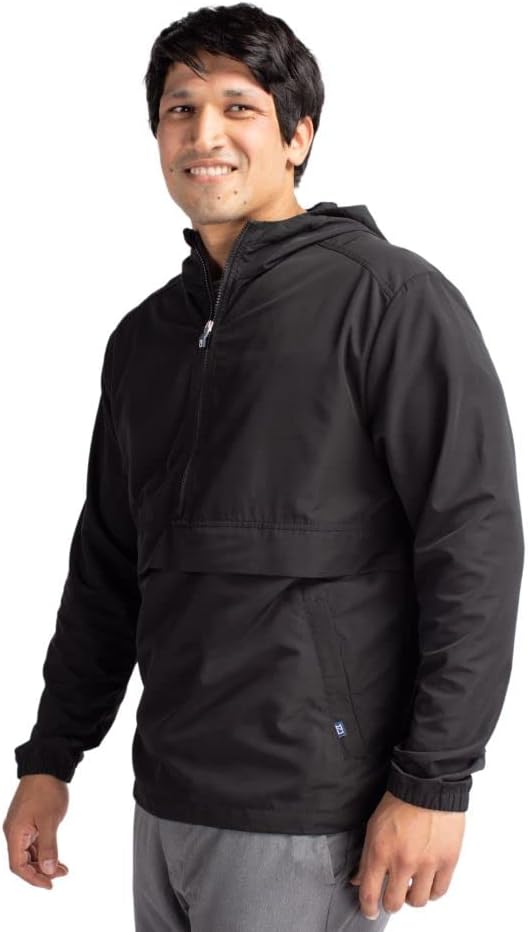 Cutter & Buck mens Cutter & Buck Charter Eco Recycled Mens Anorak Jacket - Image 5
