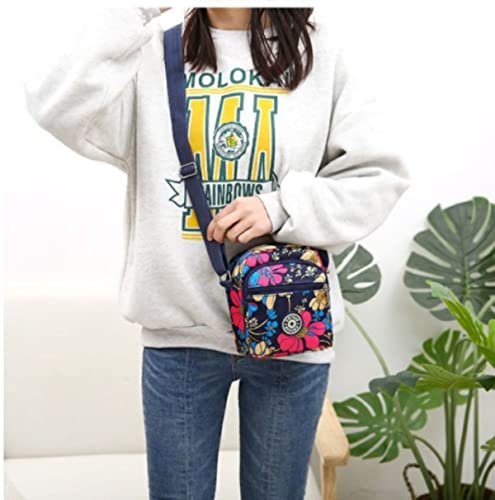 Image of MOMISY Women Mobile Messenger cellphone Bag Ladies Nylon Shoulder Cross Body Long Strap for College, Outing, Travelling, Work