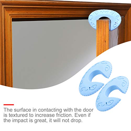 EXCEART 2 Peças de Proteção de Aperto de Porta de Silicone para Proteção de Bebôs de Proteção de Mão