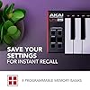 Akai Professional LPK25 - USB MIDI Keyboard Controller with 25 Responsive Synth Keys for Mac and PC, Arpeggiator and Music Production Software,black #3