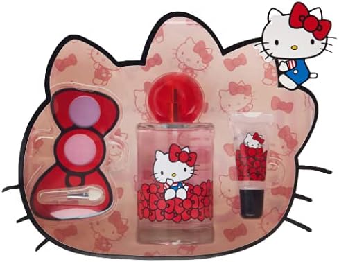 Air-Val Hello Kitty Set Eau De Toilette, 100 Ml + Eyeshad+Lipglos