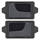 TRQ Inside Interior Door Handle Pair Left & Right for BMW E30 3 5 7 Series E28 E24