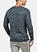 Blend BHDan Herren Strickpullover Feinstrick Pullover mit Rundhalsausschnitt Baumwollmischung Label-Patch Regular fit, Größe:M, Farbe:Navy (70230)
